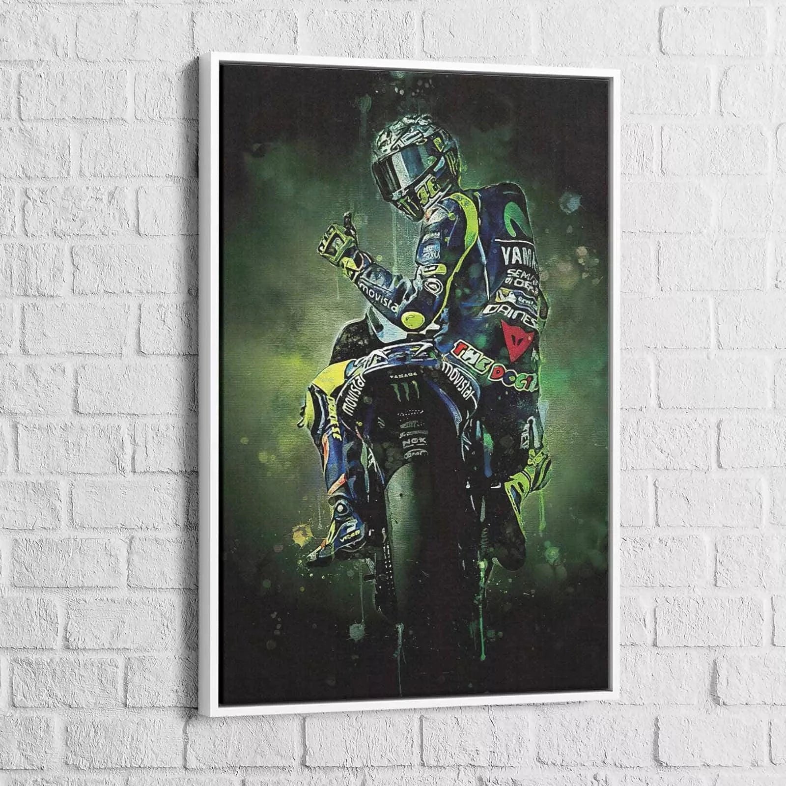 Tableau Valentino Rossi Superbike - Montableaudeco