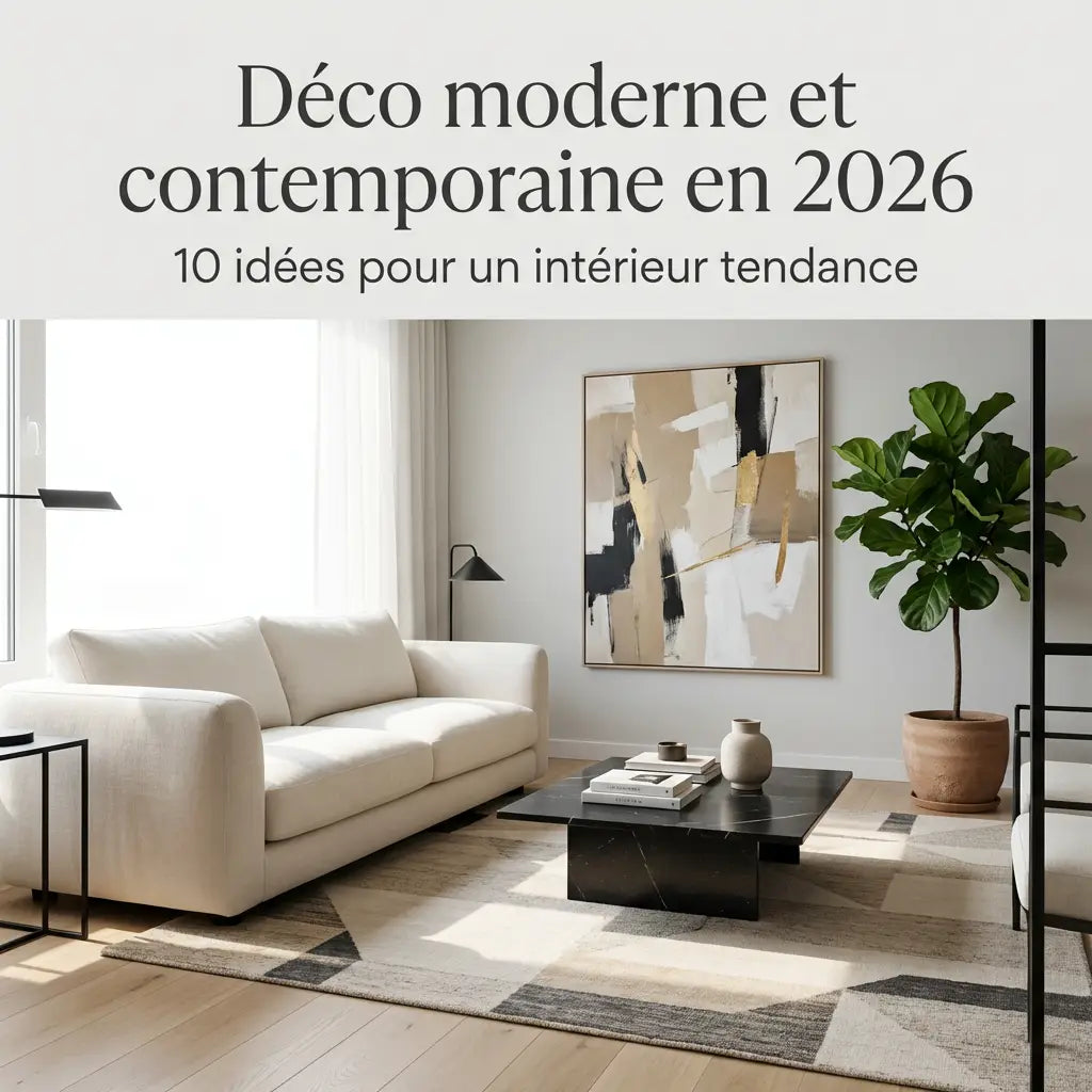 Tendances déco 2026 : Idées modernes et contemporaines