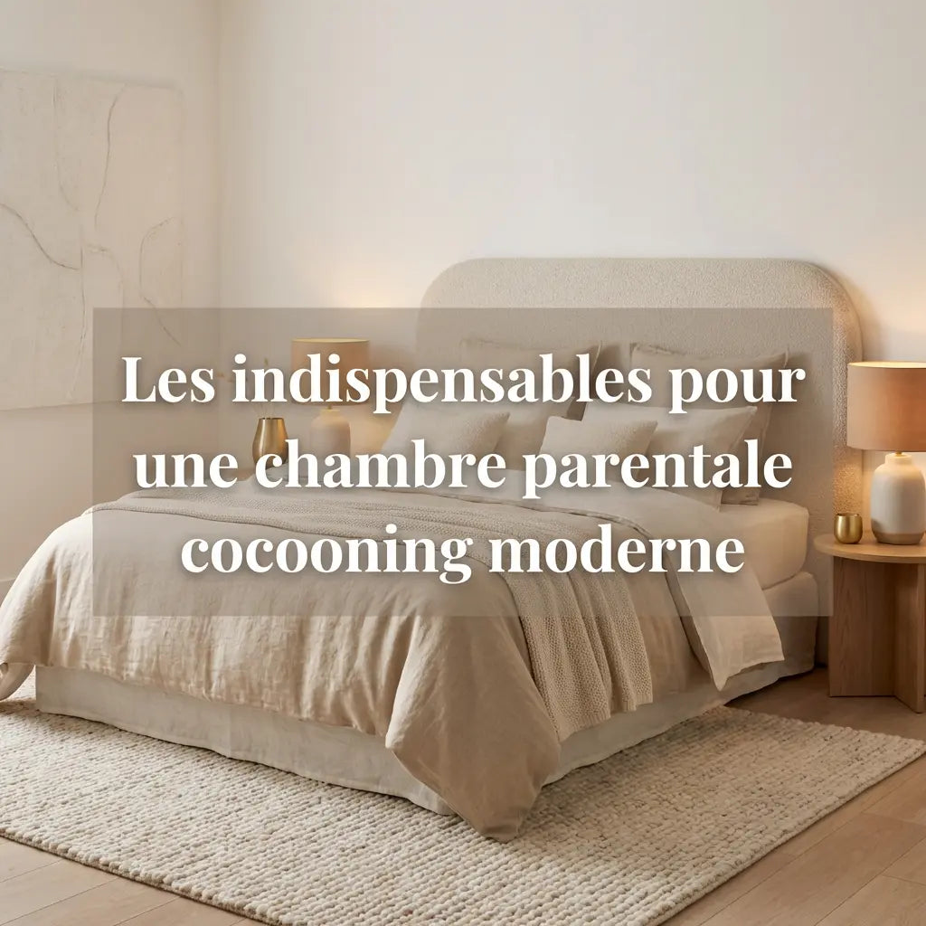 Les indispensables pour une chambre parentale cocooning moderne
