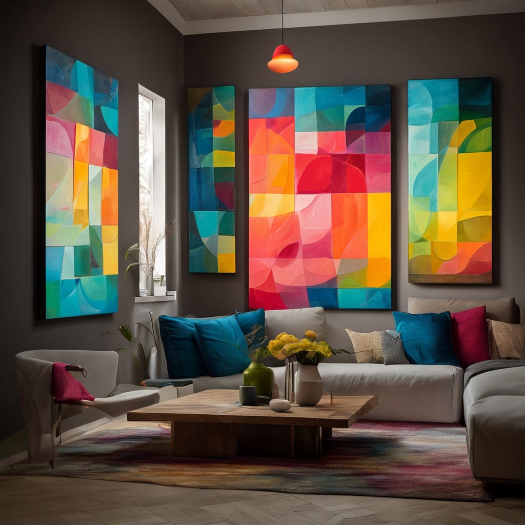 Des tableaux modernes aux styles uniques pour une décoration originale