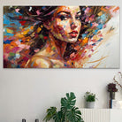 Tableau Contemporain Femme Coloré - Montableaudeco