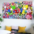 Tableau Street Art Pop Patchwork - Montableaudeco