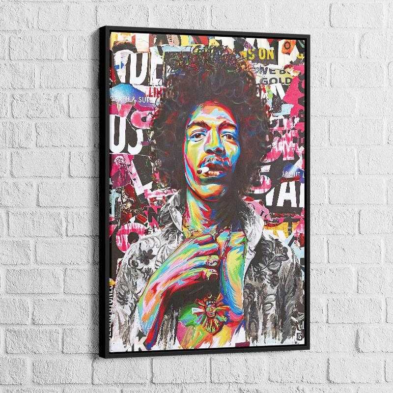 Tableau Street Art Jimi Hendrix - Montableaudeco