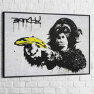 Tableau Banksy Banana Monkey - Montableaudeco