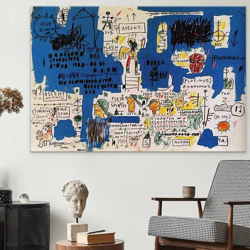 Tableau Basquiat Ascent - Montableaudeco