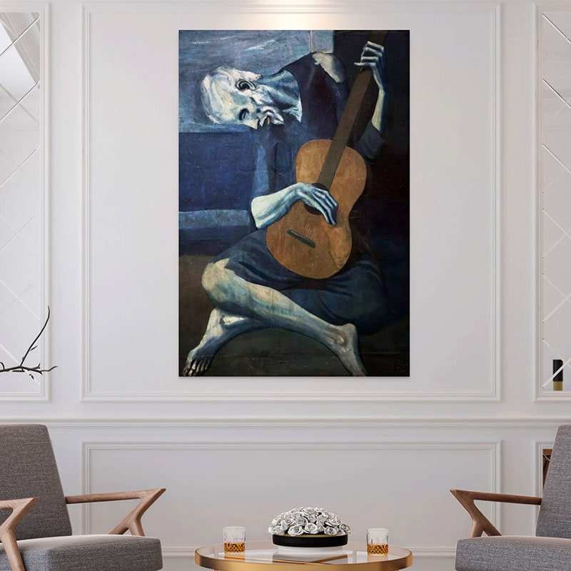 Tableau Picasso | Le Vieux Guitariste | Les Promos -25% a
