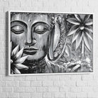 Tableau Bouddha Noir et Blanc - Montableaudeco