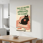 Décoration murale chat pour entrée chaleureuse