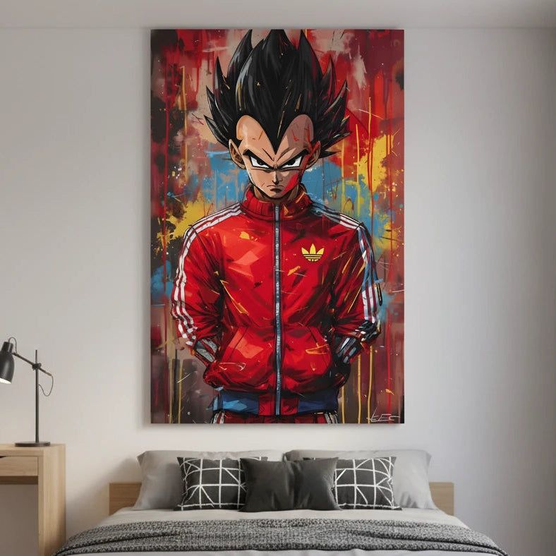 Tableau Manga contemporain imprimé sur toile de qualité