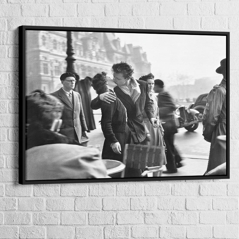 Tableau Robert Doisneau Le Baiser 3
