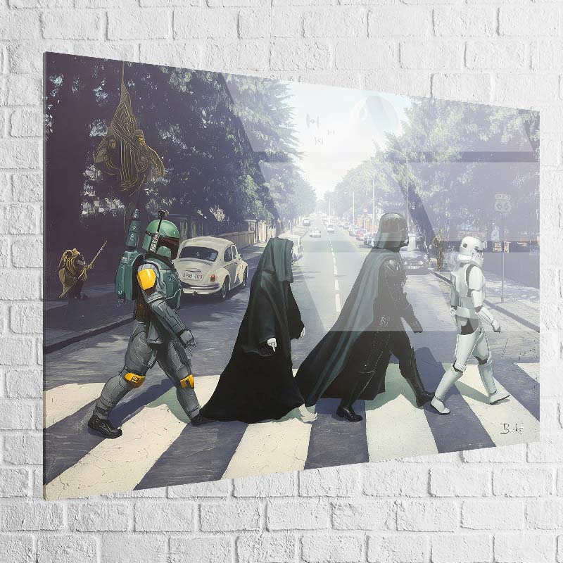 Tableau Star Wars en Mode Beatles f