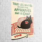 Tableau déco chat pour maison accueillante