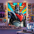 Tableau robot Goldorak design graphique déco chambre ado geek