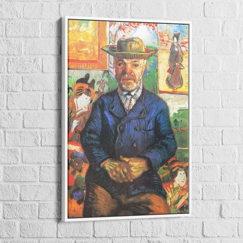 Tableau Van Gogh | Portrait du père Tanguy d