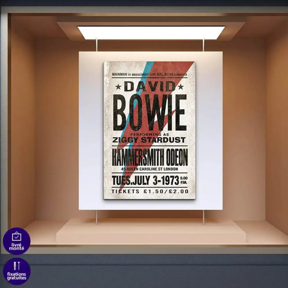 Affiche Concert David Bowie - Montableaudeco