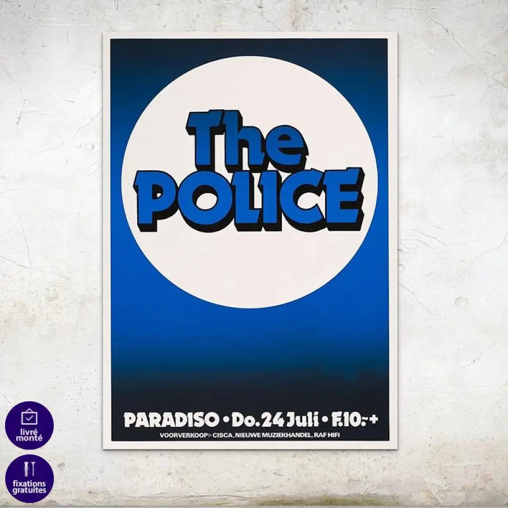 Affiche Concert The Police - Montableaudeco