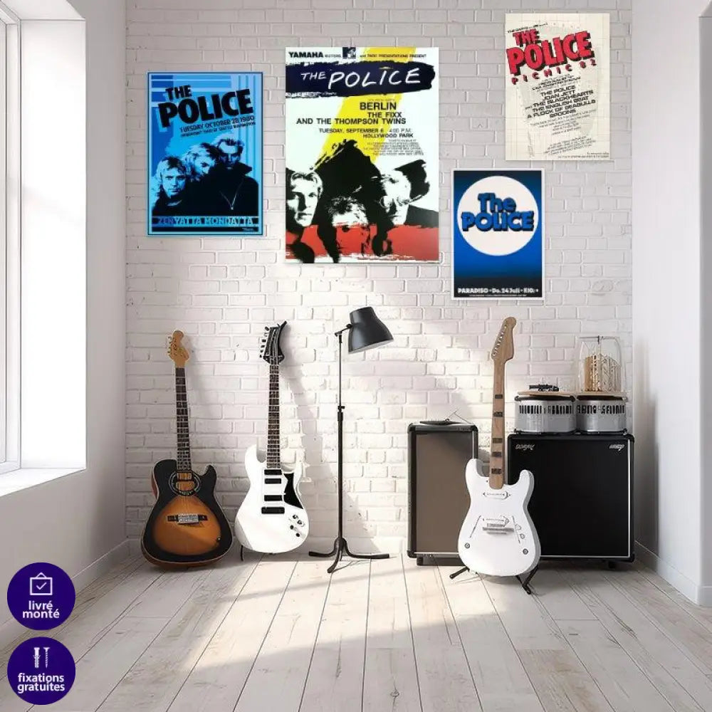 Affiche Concert The Police - Montableaudeco