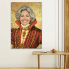 Toile personnalisée femme noble style renaissance royale

