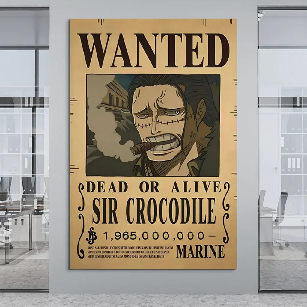 Poster One piece Dead or Alive  Crocodile