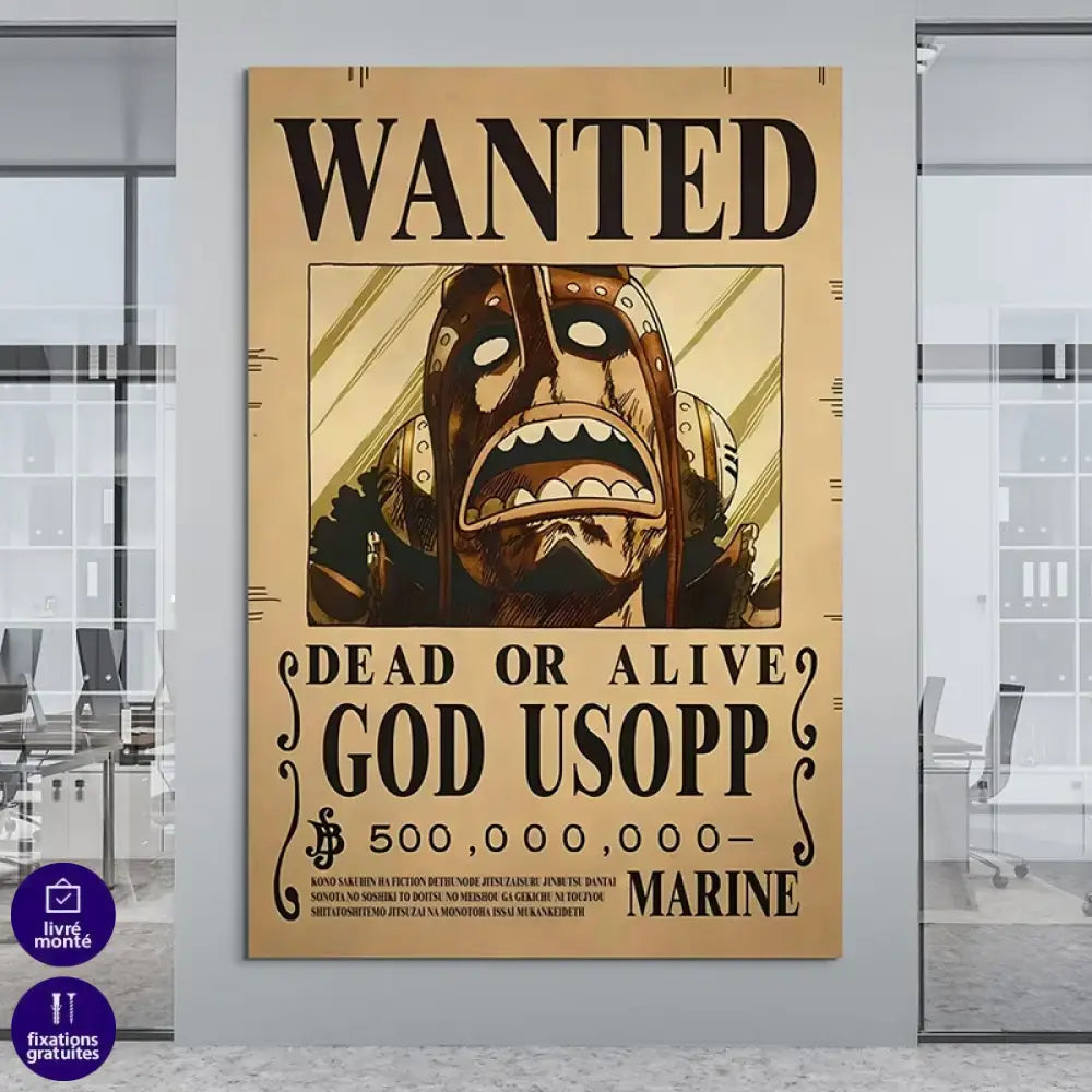 Poster One piece Dead or Alive Gold  Usopp