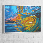 Tableau Abstrait | Hawaï Surfing | Bienvenue -20% Sur Votre Commande d