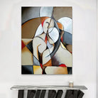 Tableau Abstrait Le Couple Tableau Abstrait