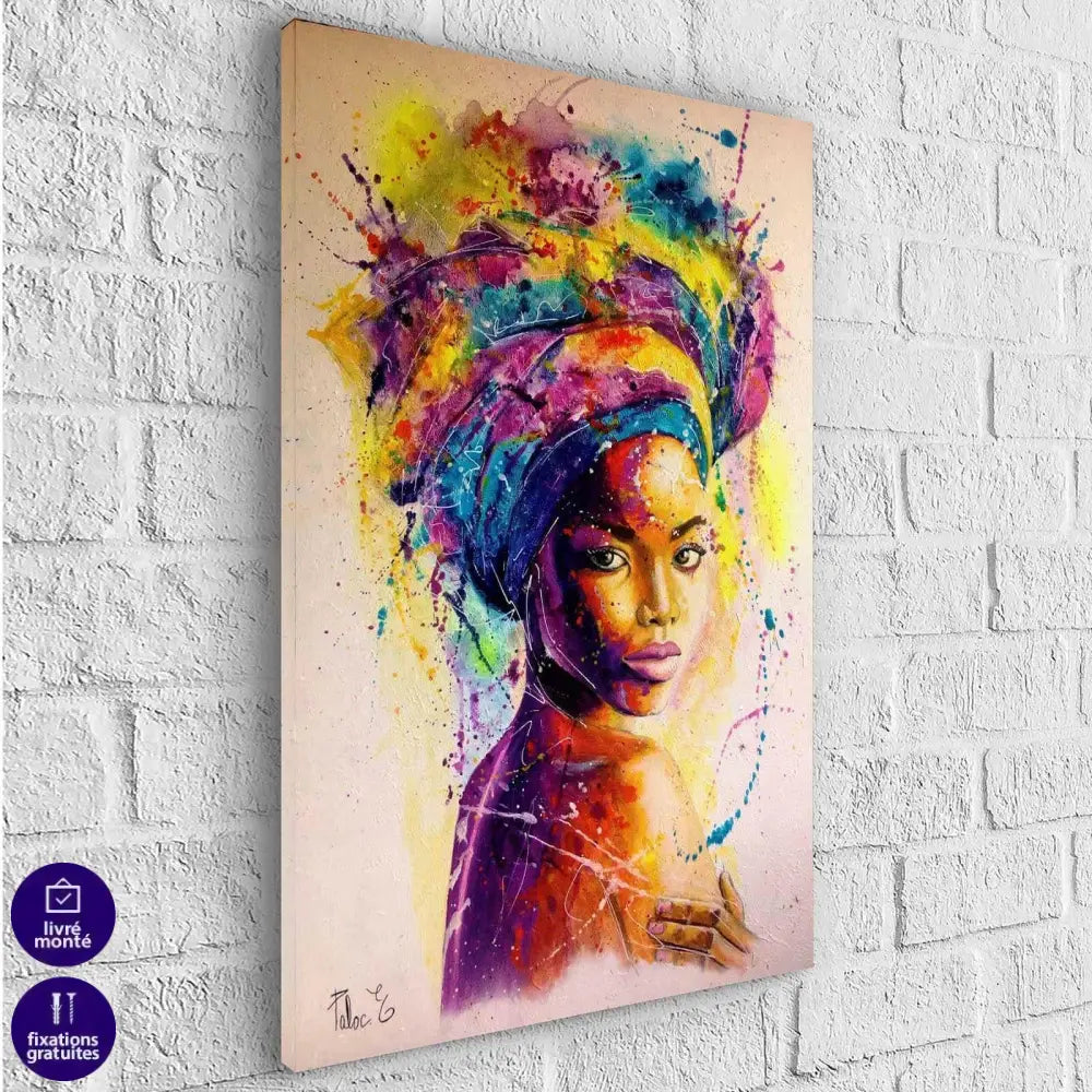Tableau Afrique Femme Africaine