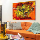 Grand format XXL tableau Afrique – amour et énergie solaire