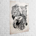 Tableau Animaux Force et Élégance 40x60cm / Plexiglas Tableau Animaux