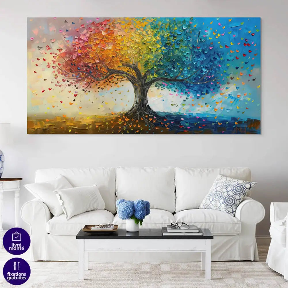 Tableau Arbre Éclat de Feuilles