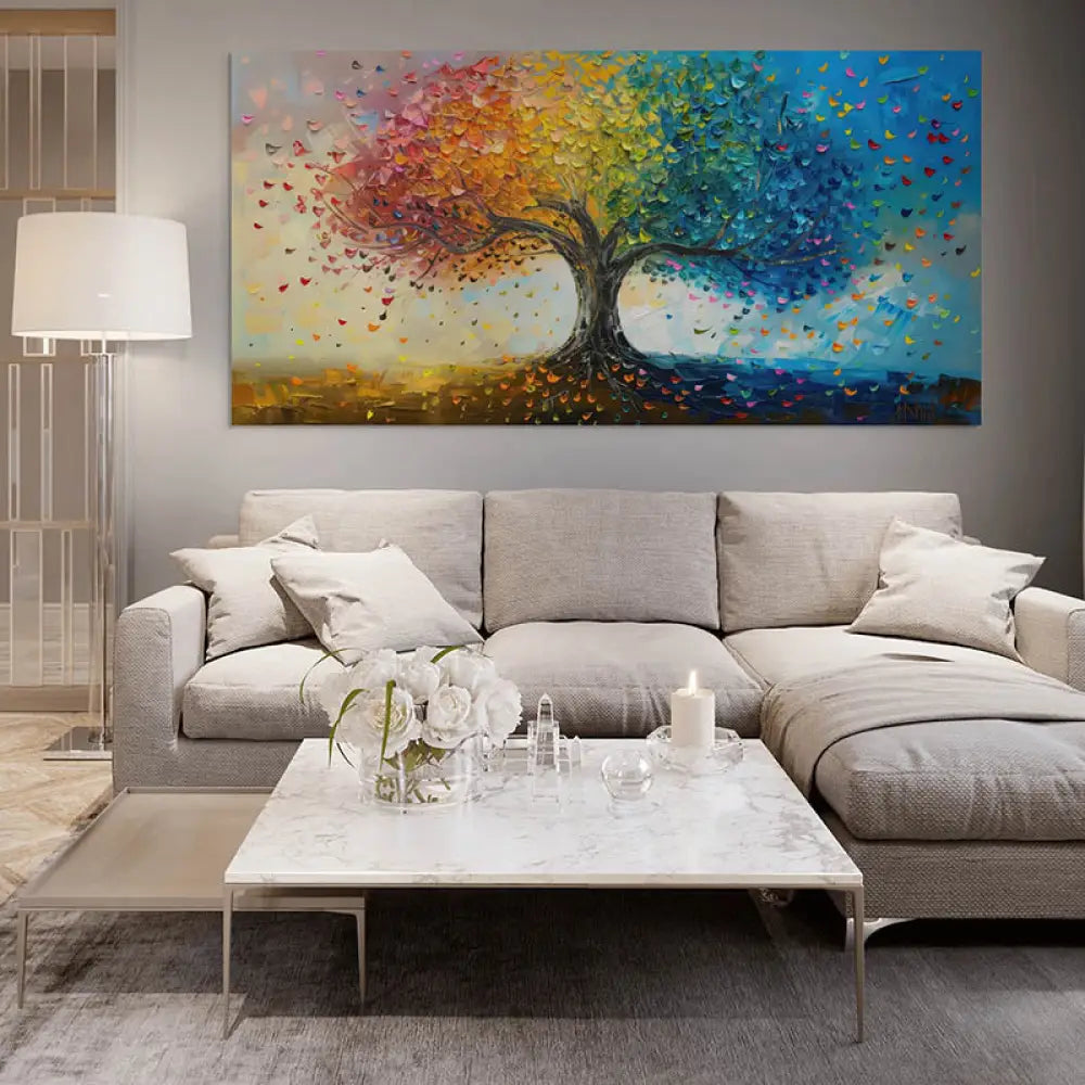 Tableau Arbre Éclat de Feuilles 3