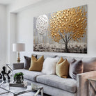 Tableau Arbre Nocturne d’Or Tableau Arbre