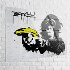 Tableau Banksy Banana Monkey - Montableaudeco