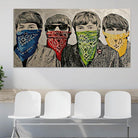 Tableau Banksy Beatles - Montableaudeco