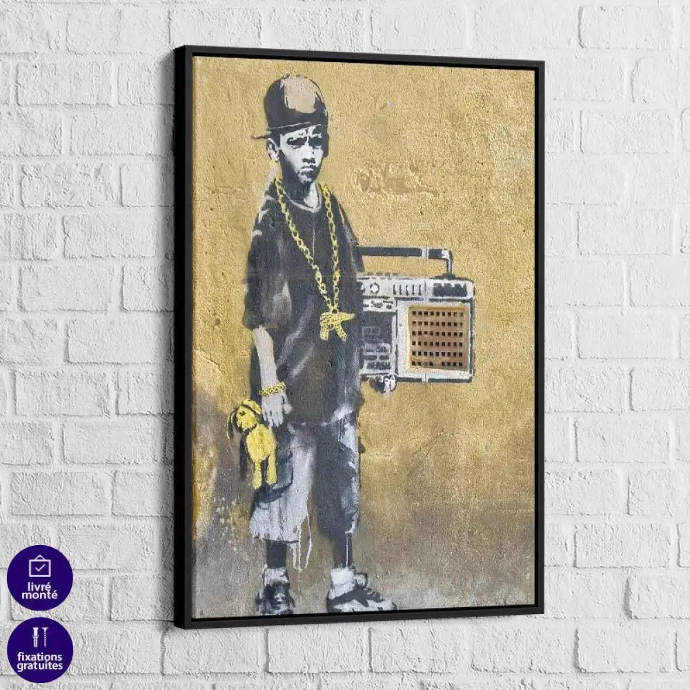 Tableau Banksy Ghetto Boys - Montableaudeco