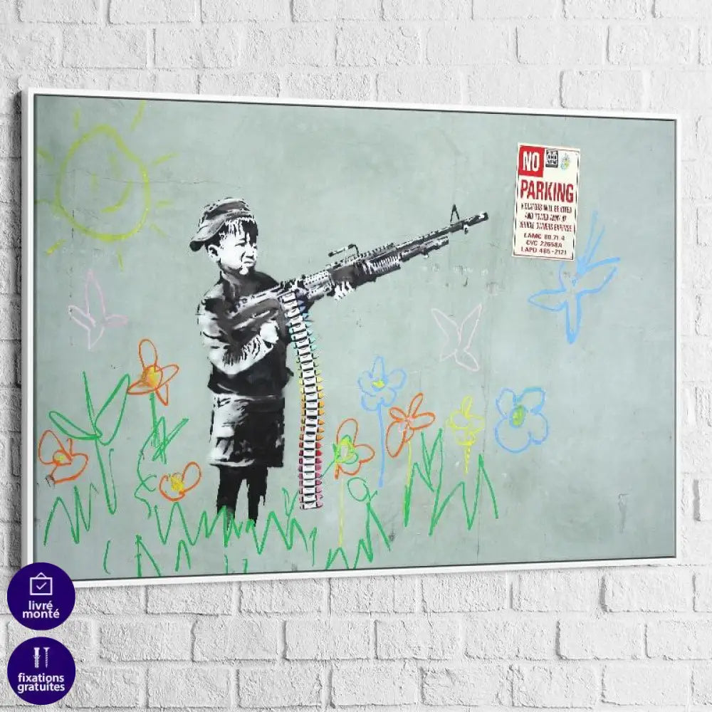 Tableau Banksy Innocence - Montableaudeco