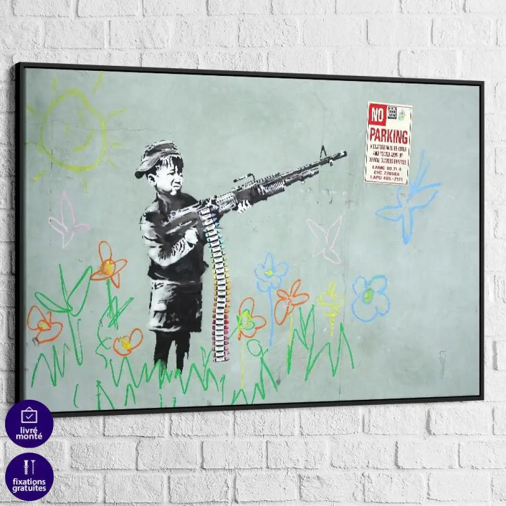 Tableau Banksy Innocence - Montableaudeco