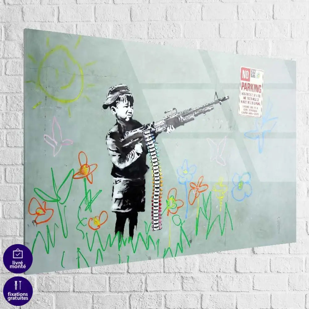 Tableau Banksy Innocence - Montableaudeco