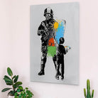 Tableau Banksy L'enfant Manifest - Montableaudeco