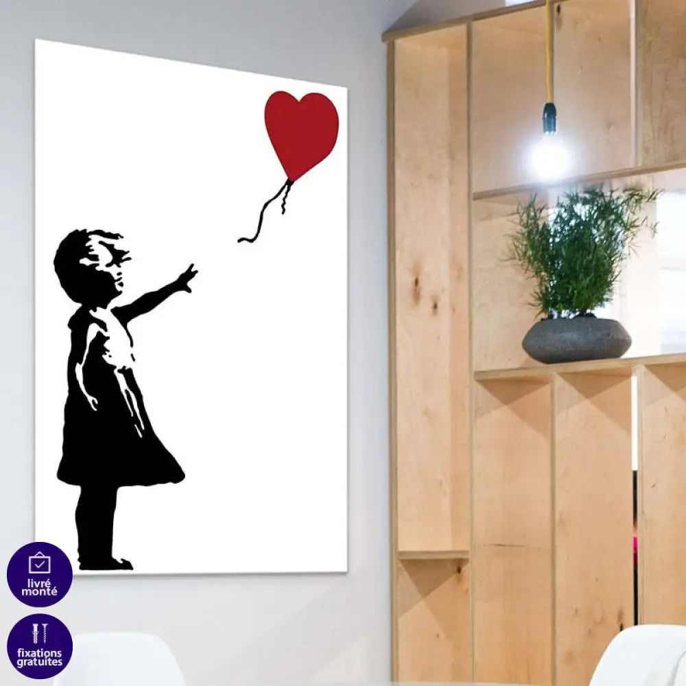 Tableau Banksy La Fille au Ballon - Montableaudeco