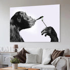 Tableau Banksy Monkey Smooking Tableau Banksy