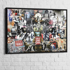 Tableau Banksy Mozaîc - Montableaudeco