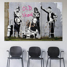 Tableau Banksy Old School - Montableaudeco