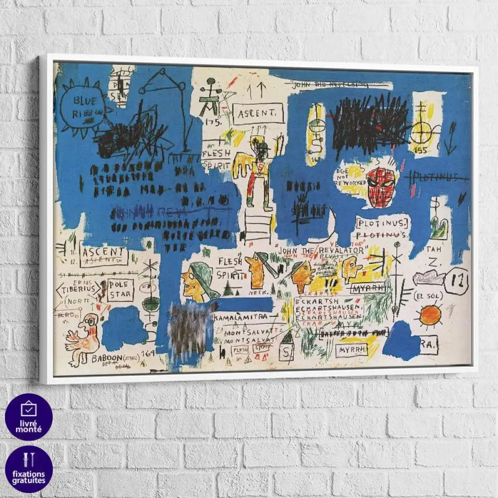 Tableau Basquiat Ascent - Montableaudeco