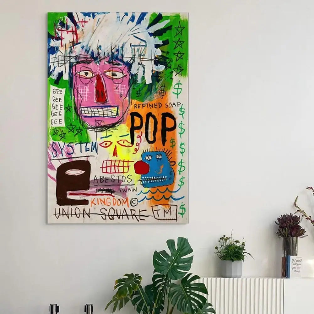 Tableau Basquiat Masterpiece 60-88 40x60cm / Affiche sans cadre Tableau Basquiat