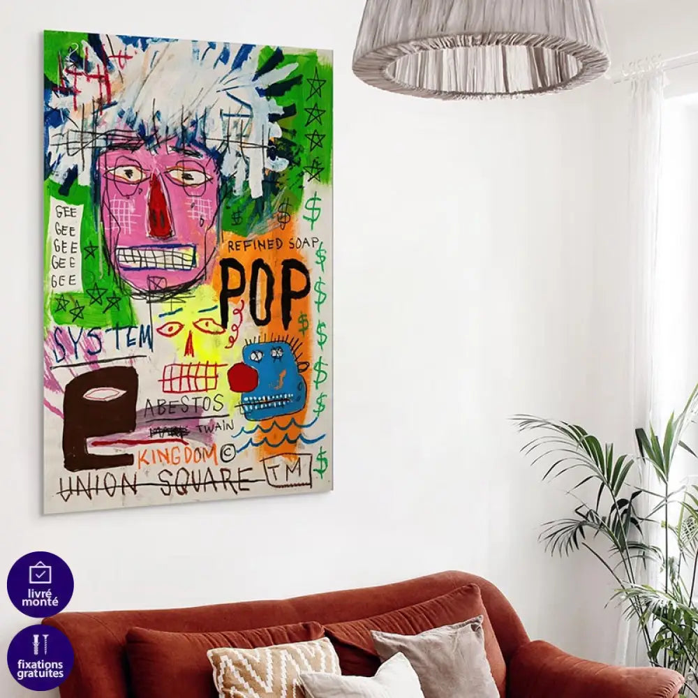 Tableau Basquiat Masterpiece 60-88 Tableau Basquiat