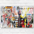 Tableau Basquiat Philistines 1982 Plexi