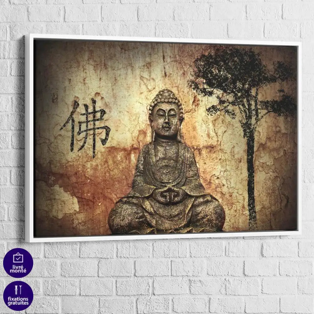 Tableau Bouddha Arbre - Montableaudeco