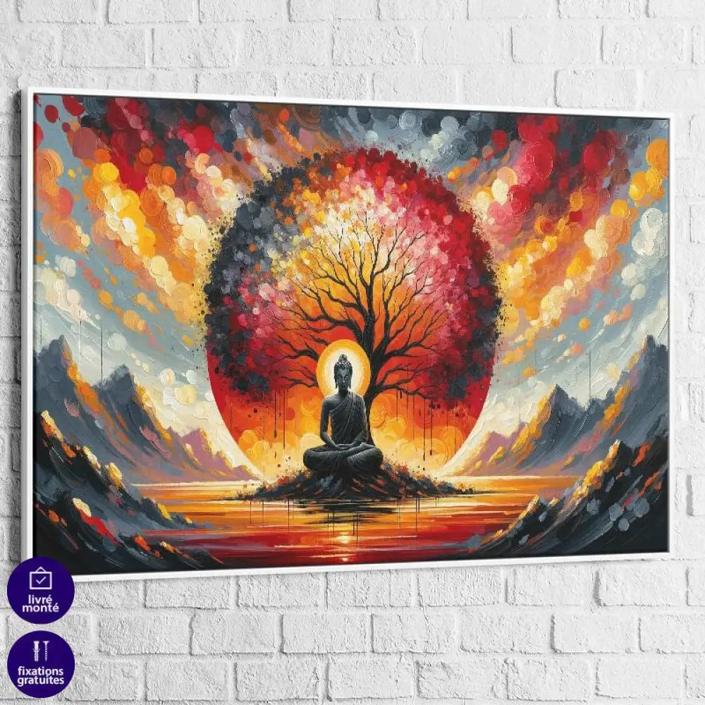 Tableau Bouddha Arbre de Vie - Montableaudeco