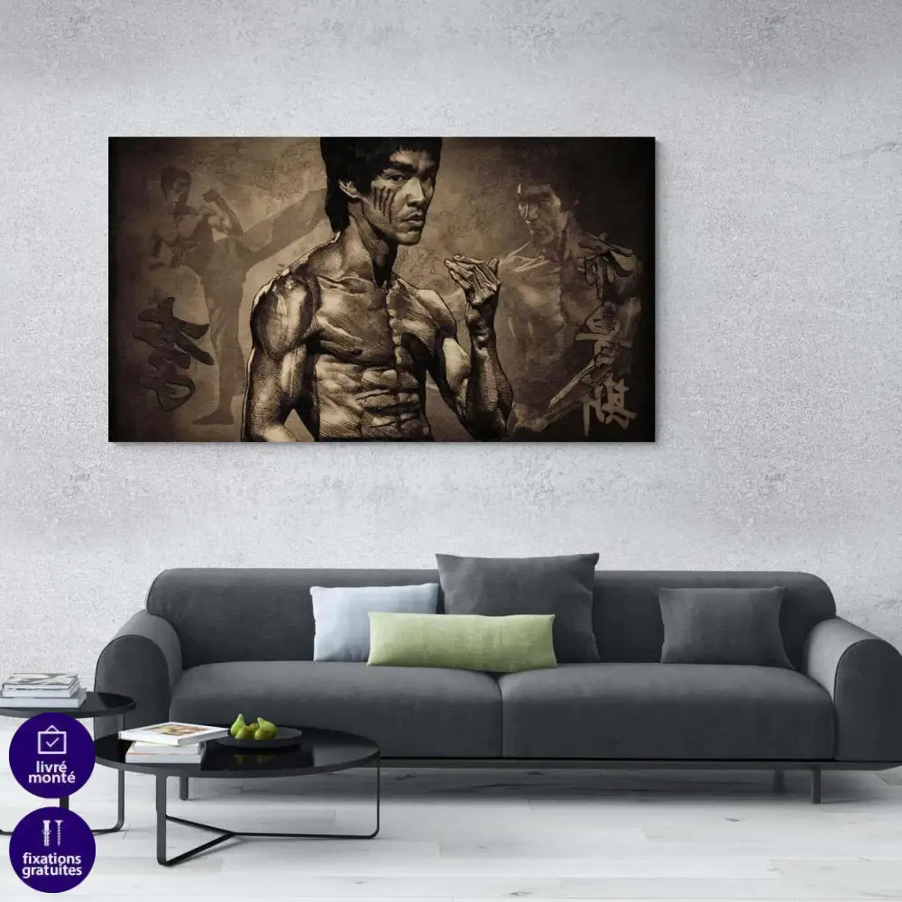 Tableau Bruce Lee XXL - Montableaudeco